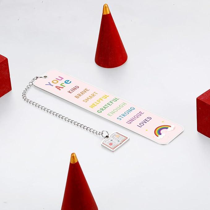 Bookmarks for Kids, Back to School Gifts for Kids, Book Marks for Reading Kids, 8th 5th Grade School Supplies for Girls, College Dorm Room Essentials for Girls Daughter Granddaughter