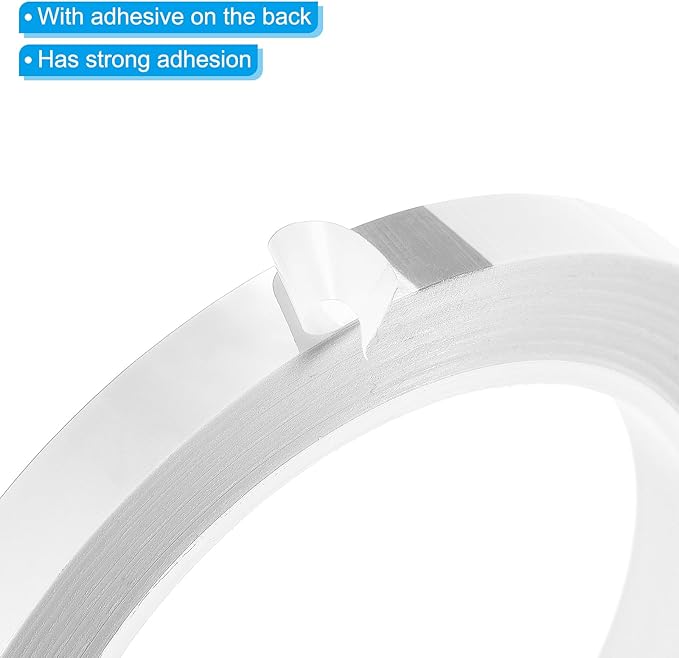 PATIKIL 3/8" Whiteboard Tape, 6 Pack Thin Dry Erase Tape for Graphic Chart Marking DIY Art, White