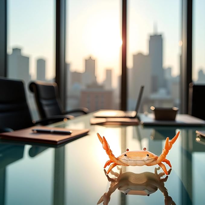 2Pcs Creative Crab Pen Holder Weightlifting Crabs Pen Stand Storage Rack, Office Desktop Decoration, Pencil Holders Desk Supplies Holders and Dispensers, Desk Accessories and Workspace Organizers