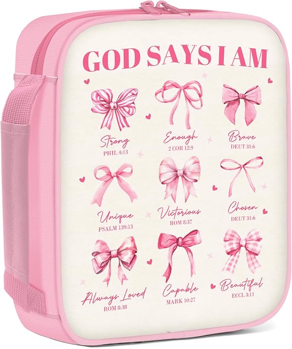 Bible Cover for Women, Bible Holder, Bible Cover With Handles, Bible Carrying Case, Bible Bags With Zipper and Pockets