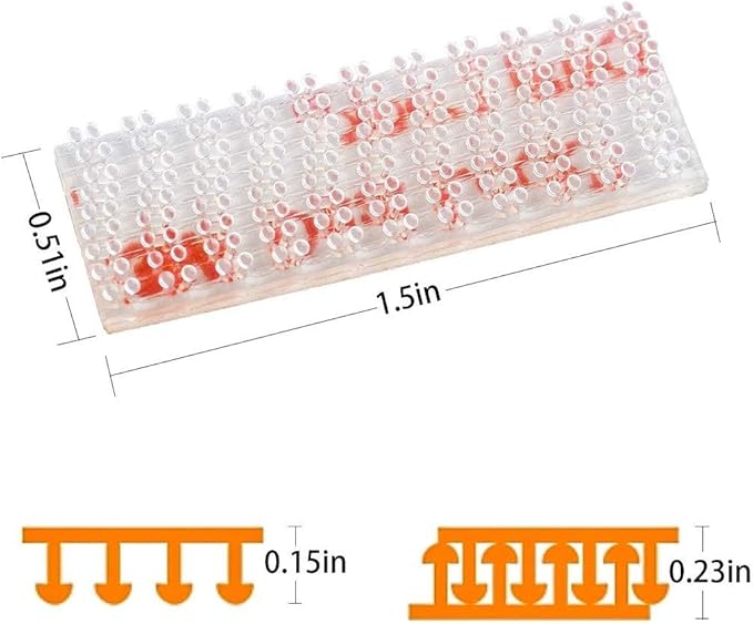 EZ Pass/IPass/IZoom/SunPass Mounting Strips 10 Pcs (5 Sets), Peel and Stick Adhesive Strips Dual Lock Tape (10)