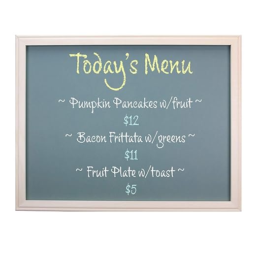 Flipside Products 24" x 36" Wood Framed Green Chalkboard, Large Surface, Wall Decor, Chalkboard Sign, Wall Mount, Menu Board