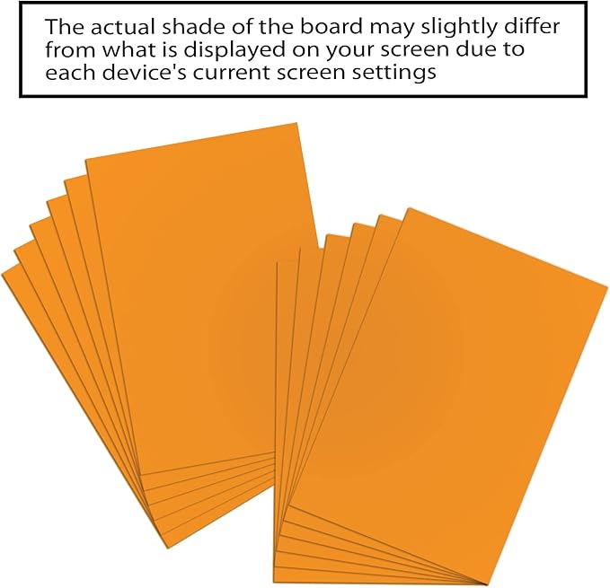 BAZIC Products Poster Board Orange 22" x 28" 25 Sheets