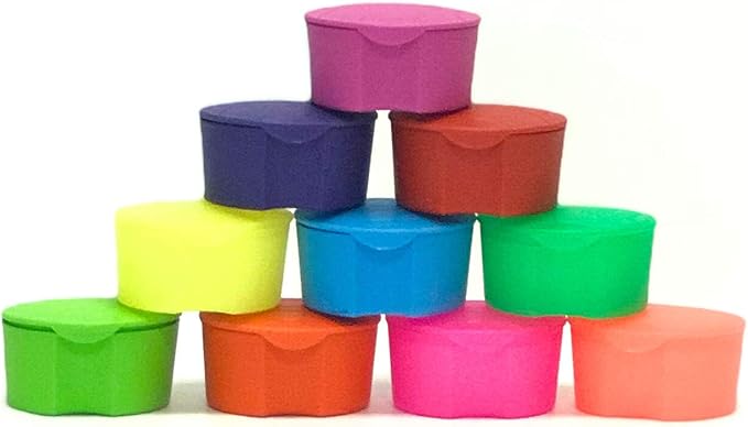 Mintra Home Utility Boxes (Assorted, 3.125inW x 1.5inH Round) - 10 Pack