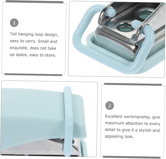 Homoyoyo Adorable Portable Stapler for Office and School Supplies Small Punch Lightweight Design for Adults Attractive Office Stationery
