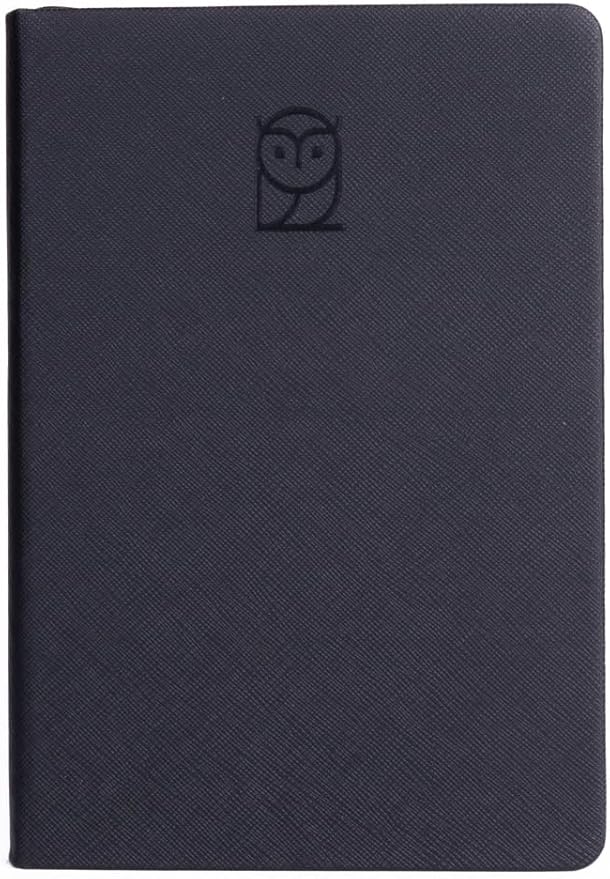 Wyze Planner Undated Daily Planner – 6-Month A5 Productivity Organizer with Full Page Per Day, Hourly Schedule, Goal Setting, Habit Tracker, Weekly & Monthly Pages – Hardcover Time Management Notebook (Black)