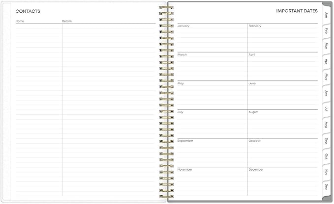 Blue Sky 2027 Weekly and Monthly Planner Calendar, January 2027 - December 2027, 8.5" x 11", Flexible Cover, Laminated Tabs, Durable Twin Wire Binding, Storage Pocket, Sophie