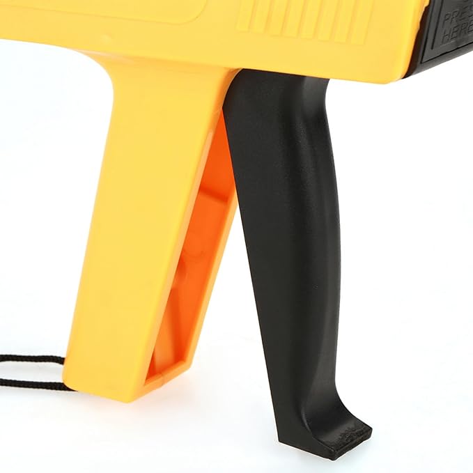 Marhynchus Price Tag Gun, 8 Digits Price Tag Gun Retail Pricing Labeller Kit Labeler with Label Rolls and Spare Ink (Yellow)