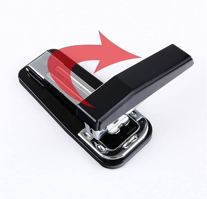 Liudan Stapler Office Stapler Handheld Stapler Desktop Stapler for Office or School Use Includes 5000 Staples Black Blue Office Stapler (Colour: Blue)