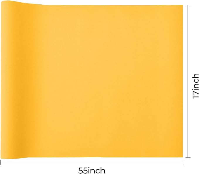 Book Cloth,17x55”,bookcloth,Cloth Book Cover,Fabric Book Cover, Fabric Surface and Paper Backed,Book Binding Cloth,Book Cloth for Book Binding,Bookbinding Supplies (Bright Yellow,17in x 55in)