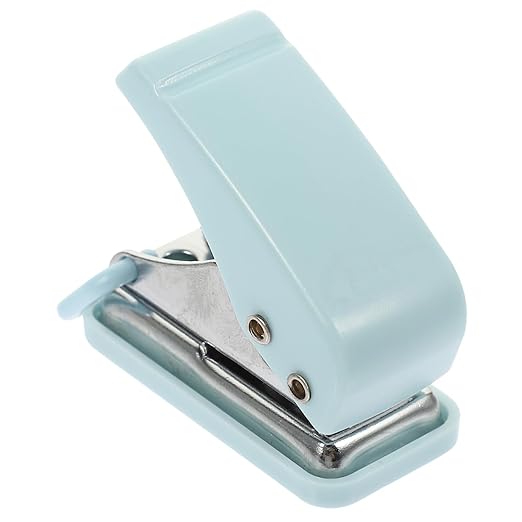 Puncher Cute Single Puncher Portable School Stapler for Office Use Sturdy Design for Home School Supplies