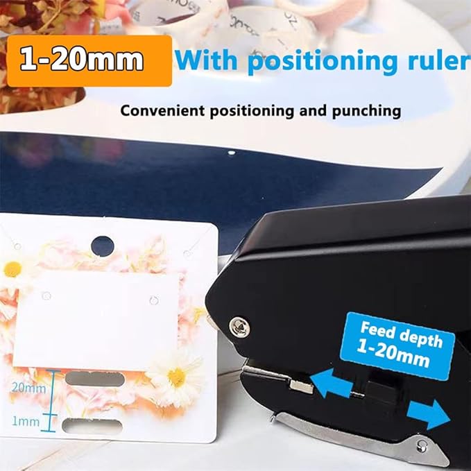 Metal Oval Single Hole Punch Oval Punch 4 * 15mm Oval Hole Paper Punch