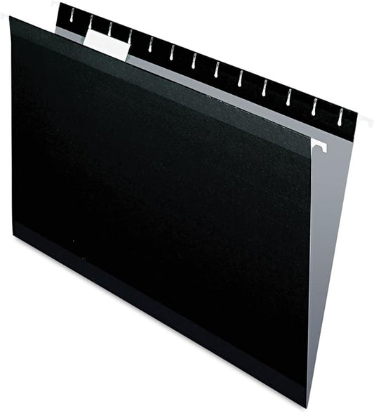 Pendaflex Recycled Hanging Folders, Black, Legal (Pack of 10)