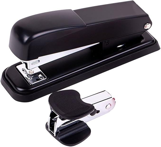 Liudan Stapler Commercial Desktop Stapler, 20 Sheet Capacity, Portable, Durable Stapler for Living Room, Classroom or Desktop Accessories, Office Stapler