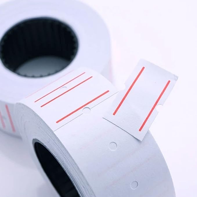 Hatisan Price Gun Labels for Mx-5500 Price Gun Labeller, Super Sticky Price Tag Labels Price Sticker (30 Rolls)