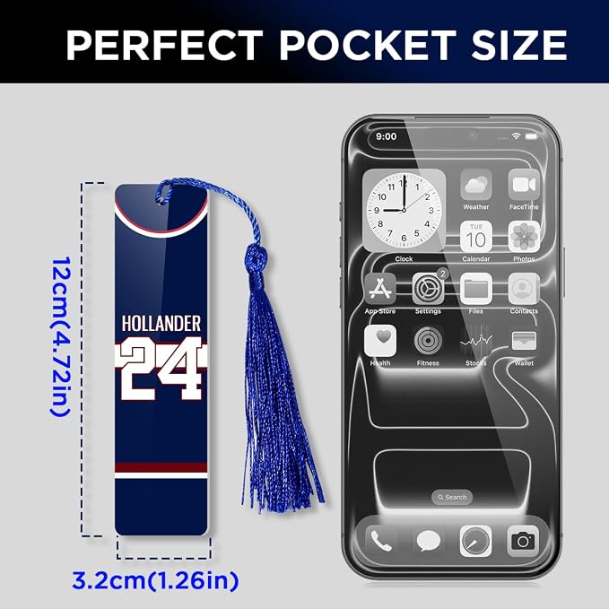 AICase for Heated Rivalry Inspired Bookmark Merch Stuff, Ilya Rozanov 81 Shane Hollander 24 Metal Bookmarks Gifts Accessories Merchandise for Fans Women Men Easter Birthday Book Lovers