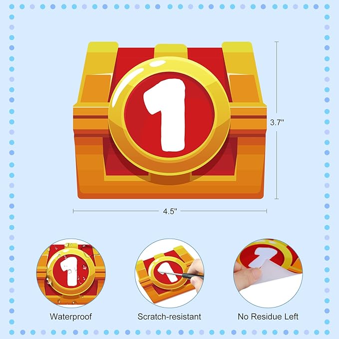 Floor Number Stickers for Classroom - Treasure Box Line Up Spots for Classroom Floor Number Stickers 1-36 Line Up Spots Dots Decals for Pre K Kindergarten Elementary Teacher Supplies, 48PCS