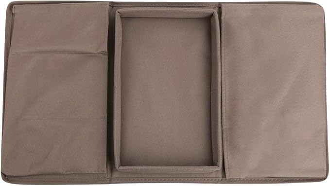 Couch Sofa Armrest Organizer Arm Chair Caddy Bedside Storage Pockets Bag with Snacks Tea Cup Holder Tray Recliner Armchair Remote Control Glasses Cellphone Books Magazines Hanging Pouch Home Organiser