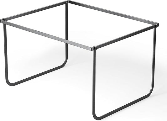 Legal and Letter Size Hanging File Folder Frame,Hanging File Folder Holder for Desktop Organizer,Metal Rack for Filing Cabinet and File Drawer,12.4” Wide x 15.3” Long x 9.4" Height,Black