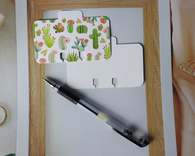 4" x 2.6" Rotary File Card Refills Dividers for Rolodex (B-Dividers)