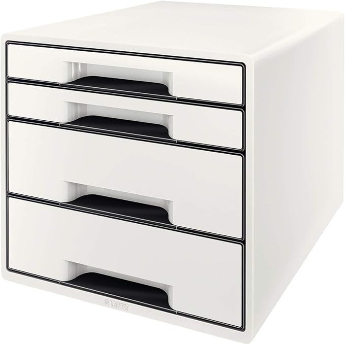 Leitz Wow Desk Accessories Shelf Package Black White (Shelf Package, White │ Black)