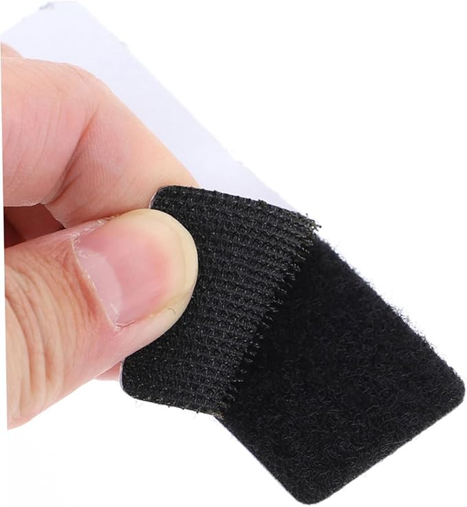 MAGICLULU 20pcs Self Adhesive Hook and Tape Strips Nylon Fastener for Crafts Double-Sided Interlocking Tape Versatile Use Smooth Strong Adhesion for Home and Professional Projects