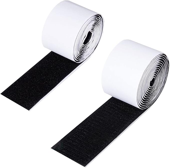 LiebeWH Pedalboard Pedal Mounting Adhesive Tape Stronger Bond for Guitar Pedals Black for Hook Loop with Mushroom Shaped Posts