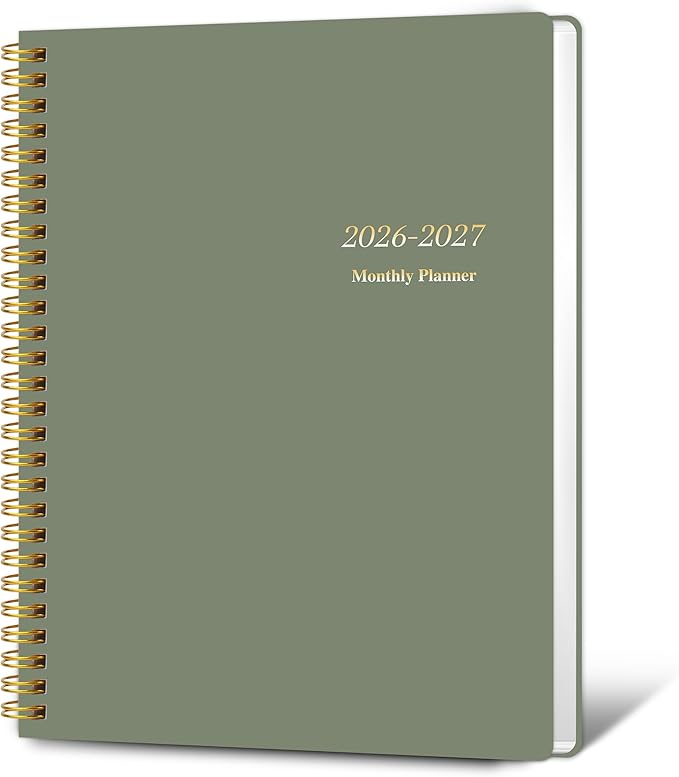 Monthly Planner 2026-2027, 2026 Calendar 24 Months Planner, JAN 2026 - DEC 2027, 7.4"x9.4", Personal Organizer with Monthly Goals, To-Do List, Habit Tracker, 24 Monthes for School Office Home Planning