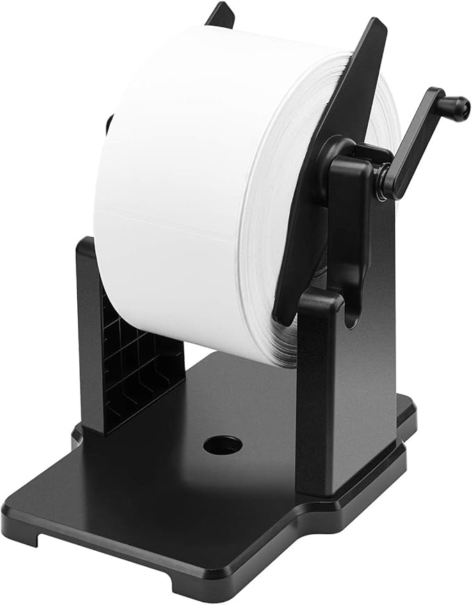 2 in 1 External Rolls Label Holder+4"x6" Direct Thermal Shipping Label 220 Labels/Roll+Bluetooth Thermal Label Printer 941B