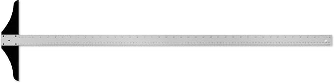 Alumicolor 42-inch Non Slip Standard Aluminum T-Square for Art Framing & Drafting, Silver