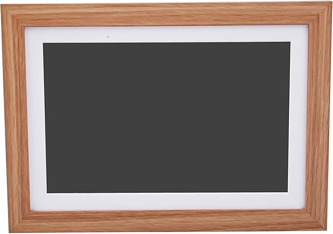 Smart Digital Calendar 10.1 Inch Touch Screen Family Organizer with Photo Frame, Wood Frame, Chore Chart and Meal Planner No Subscription