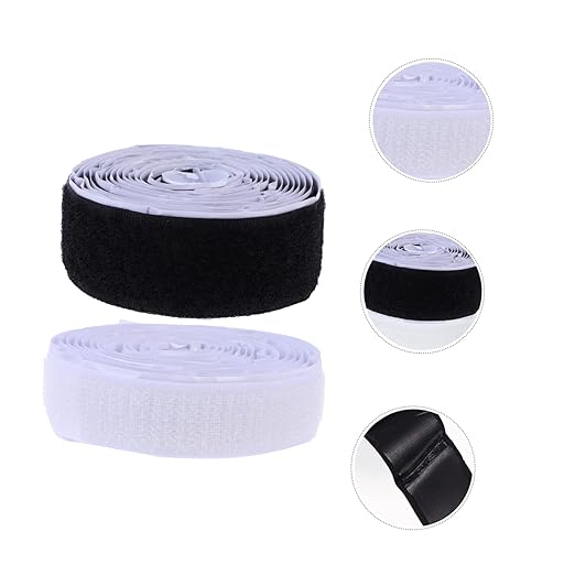 Lurrose 4set Heavy Duty Hook and Strips Double-Sided Self-Adhesive Tape for Mounting and Projects and Easy to Use Each