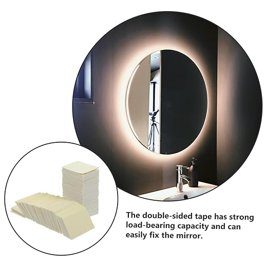 LIFKOME Double Sided Tape 100pcs Adhesive Squares Strong Adhesion for Hooks Mirrors