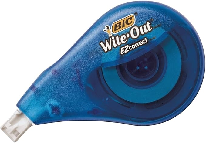Bic Wite-Out EZ Correct Correction Tape, 1/6" x 472", 5-PACKS Tape (WOTAPP11)