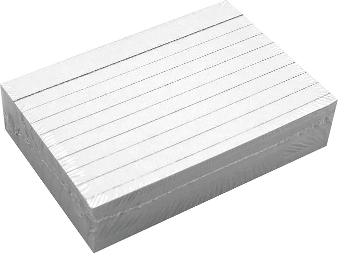Helit BeeBox Flash Card Box A8 for 600 Cards Red