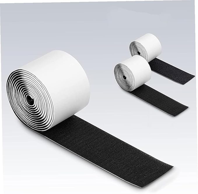 Toddmomy 2rolls Pedal Mounting Tape Hook and Strips for Electric Guitar Pedal Boards Adhesive for Secure Use for Musicians and Guitar Enthusiasts