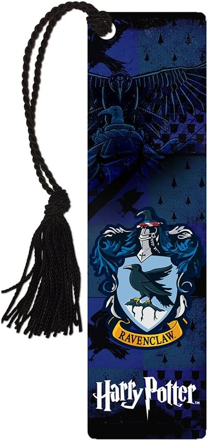 Harry Potter - Hogwarts House - Ravenclaw - Glossy Bookmark with Tassel for Gifting and Collecting USBMP740