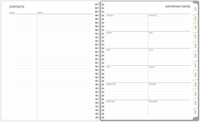 Blue Sky 2027 Weekly and Monthly Planner Calendar, January 2027 - December 2027, 8.5" x 11", Clear Pocket Cover, Laminated Tabs, Durable Twin Wire Binding, Storage Pocket, Laila