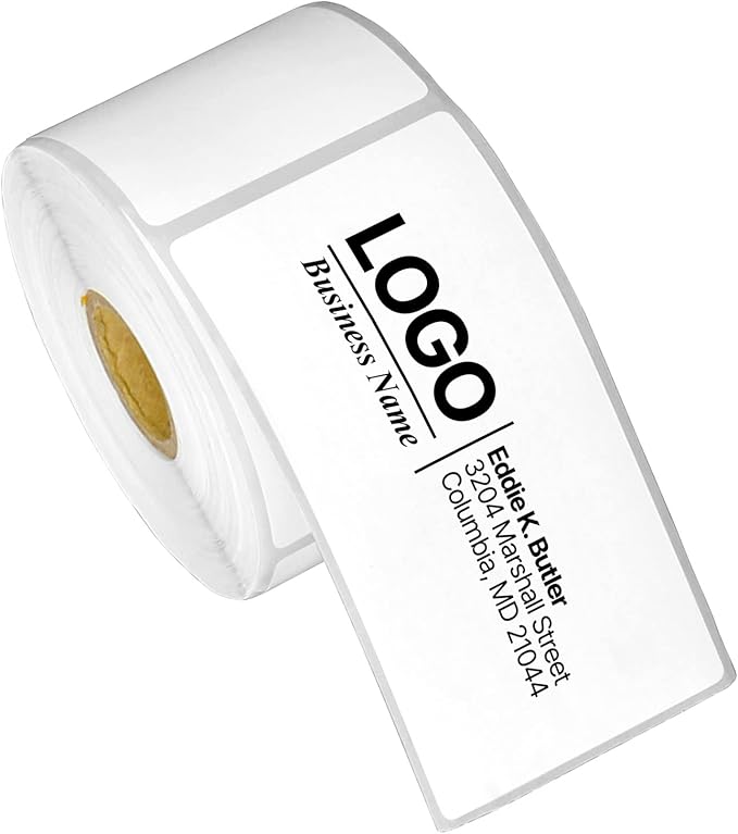 2" x 4" Direct Thermal Label - Compatible with Rollo Label Printer & Zebra Desktop Printers – 1” Core, Postage Address Mailing Shipping Gift Sticker, Adhesive & Perforated - 50 Rolls, 350/Roll