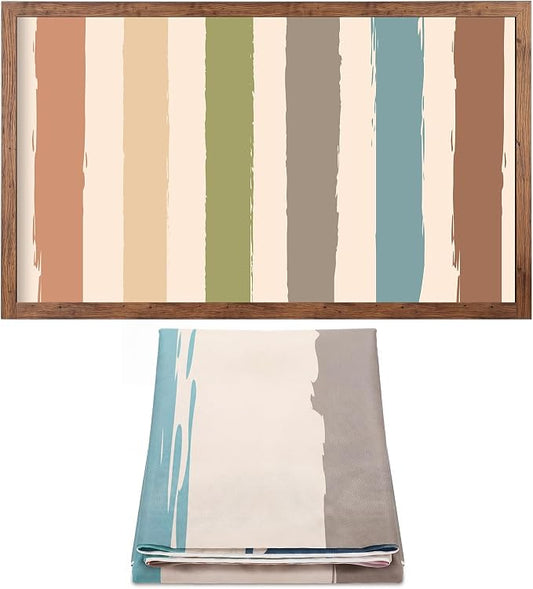 Mindsoft Bulletin Board Paper 48'' x 107'' Class Boards for Classroom Bulletin Boards Everyone is Welcome Classroom Board Decor Pillows Curtains Crafts(1 Pc,Stripe)