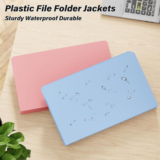 Ansook Leagl Size Expanding File Folders,6 Pack 5.25" Accordion File Pockets Folders,Heavy Duty Expandable File Folders for Cabinet,with Straight-Cut Tab,Holds 8.5" x 14" documents & Manila Folder