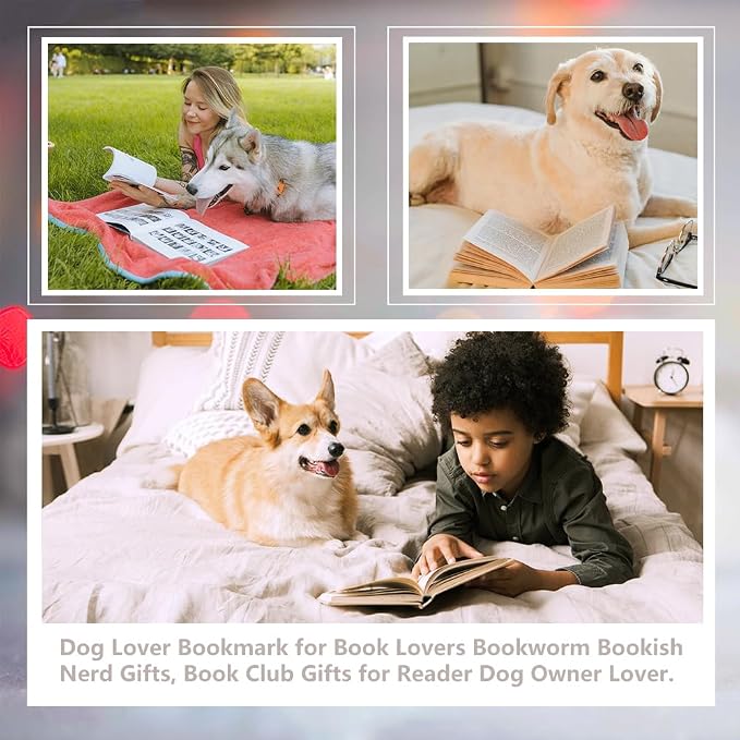 Labrador Dog Bookmark for Labrador Dog Lover Book Lovers Bookworm Bookish Nerd, DOD Gifts for Women, Bookmark Dog Lover, Book Club Gifts for Reader Dog Owner Lover-DX122
