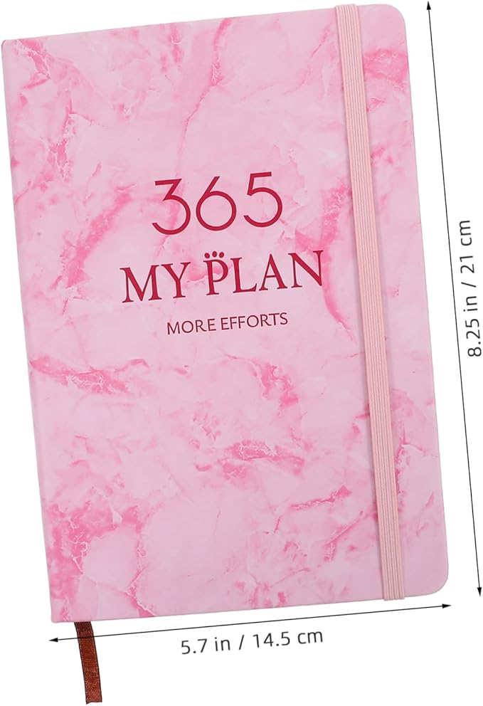 KALLORY Monthly Planner Notebook Dated Daily Planner Hardcover Portable Organizer Book