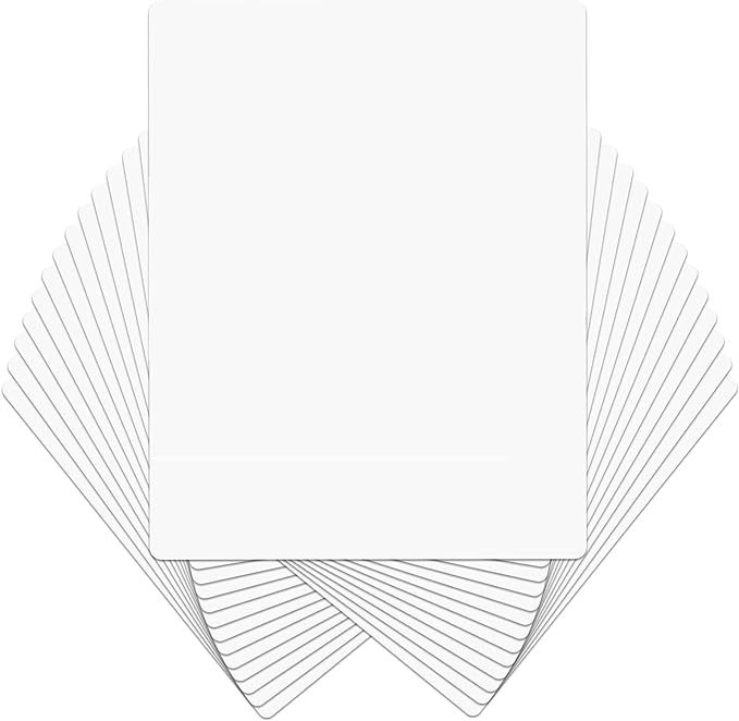 Dry Erase Lapboards, HERKKA 32 Pack Double Sided Dry Erase Lap Boards 9 x 12.5 Inch Small Dry Erase Boards for Students Classroom Teacher Supplies
