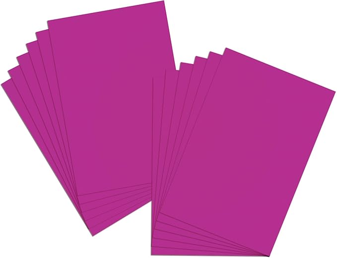 BAZIC Products Poster Board Fluorescent Purple 22" x 28" 25 Sheets