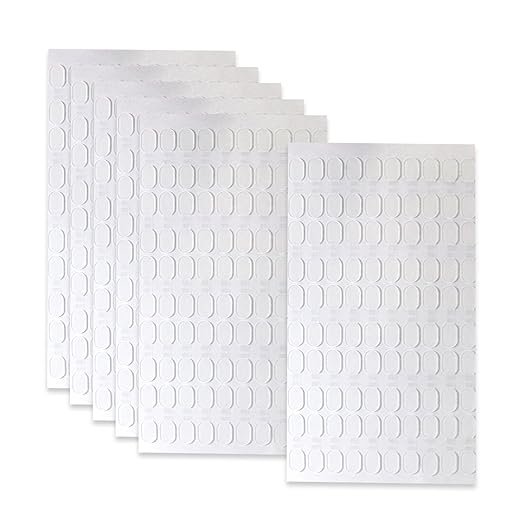 100Pcs Double Sided Adhesive Dots Removable None Traces Clear Sticky Putty Tape Stickers for Craft Projects Home Decoration