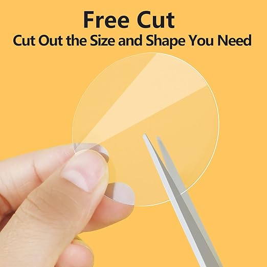 15PCS Double Sided Gel Tape Strong Double Sided Mounting Tape,Removable Clear Sticky Pads Heavy Duty Adhesive Gel Pads for Home and Office