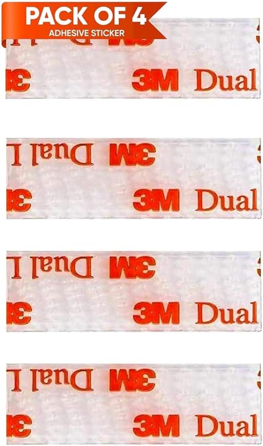 EZ Pass IPass SunPass Fastlane Mounting Strips Kit Includes Four (4) 1-1/2" pcs (2 Sets) Reclosable Fasteners