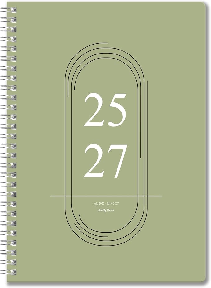 Monthly Planner 2025-2027, July 2025 - June 2027, 7" x 9", 2 Year Calendar 2025-2027 Monthly Planner, 24 month Calendar Perfect for School & Office
