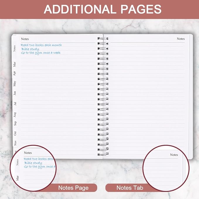 2025-2026 Planner - Weekly and Monthly Planner 2025-2026 from July 2025 to June 2026, Easy to Organize Your Daily Life, 7" x 10", Pink